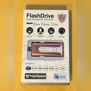 LXM USB Flash Drive Dual Storage IOS & PC 32GB For IPhone IPad IOS